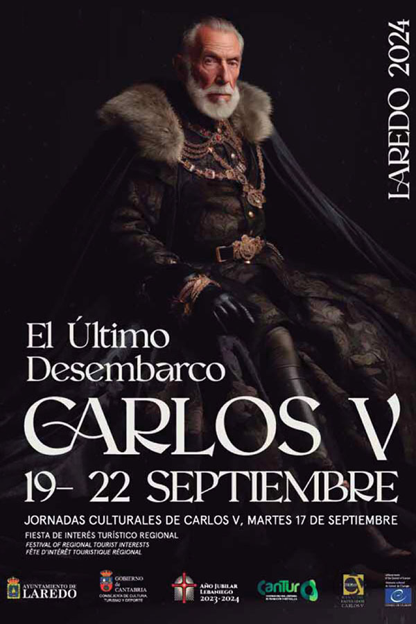 Cartel Desembarco Carlos V Laredo