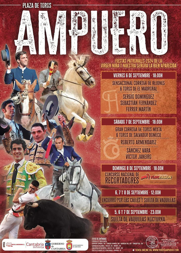 Cartel Toros Ampuero 2024