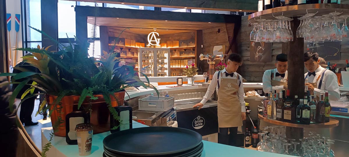 Cafetería del museo de la anchoa de Santoña