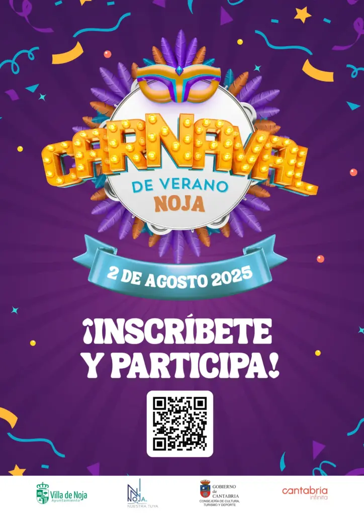 Cartel Carnaval de Verano Noja 2025