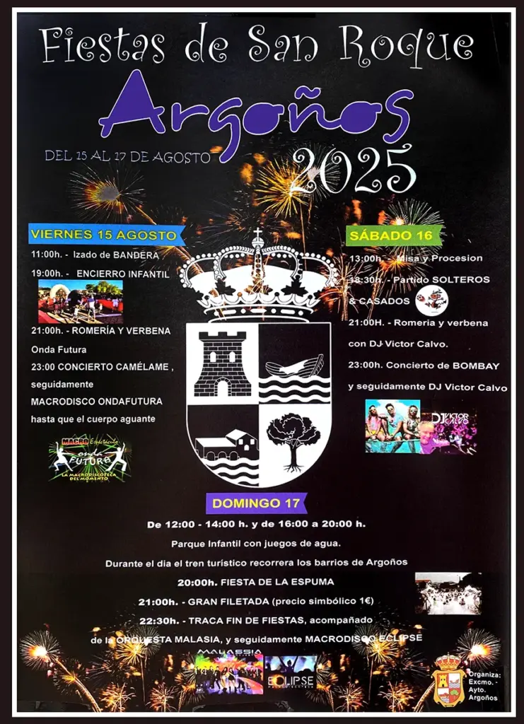Cartel Fiestas Argoños 2025