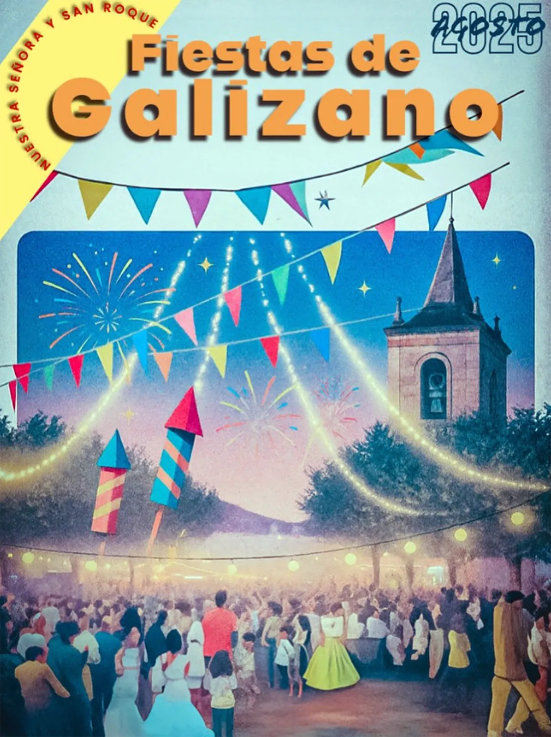 Cartel Fiestas de Galizano 2025