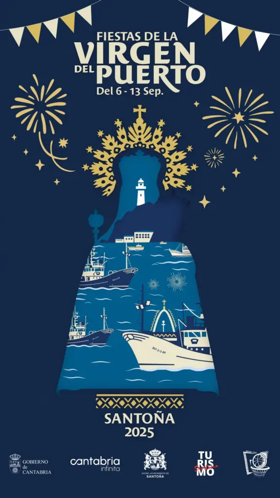 Cartel Fiestas Santoña 2025
