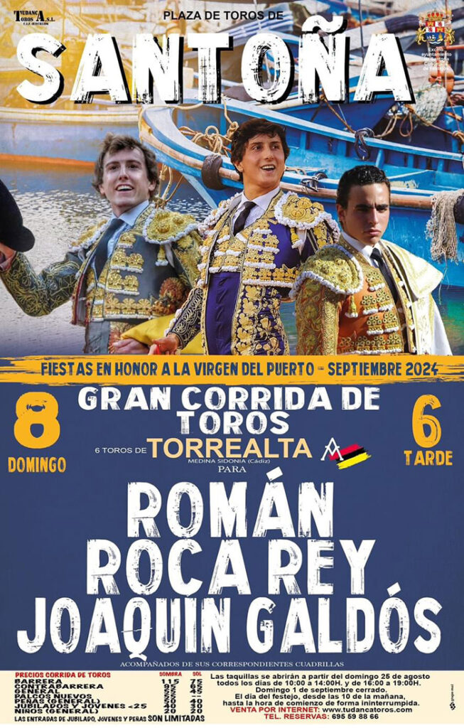 Cartel Toros Santoña 2024