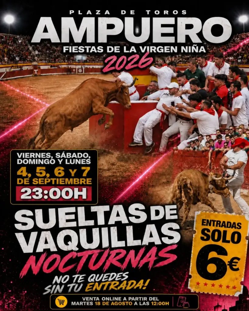 Cartel Vaquillas Ampuero 2026