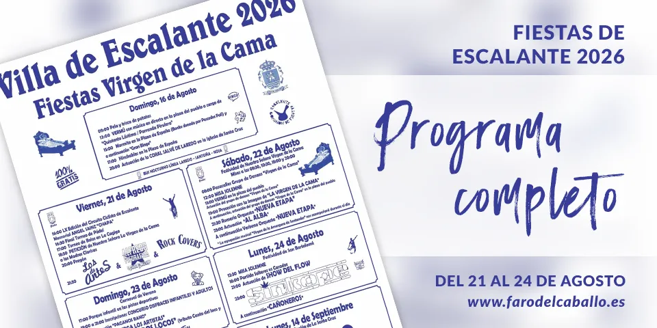 Programa Fiestas Escalante 2026
