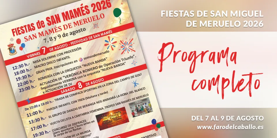 Programa Fiestas Meruelo 2026