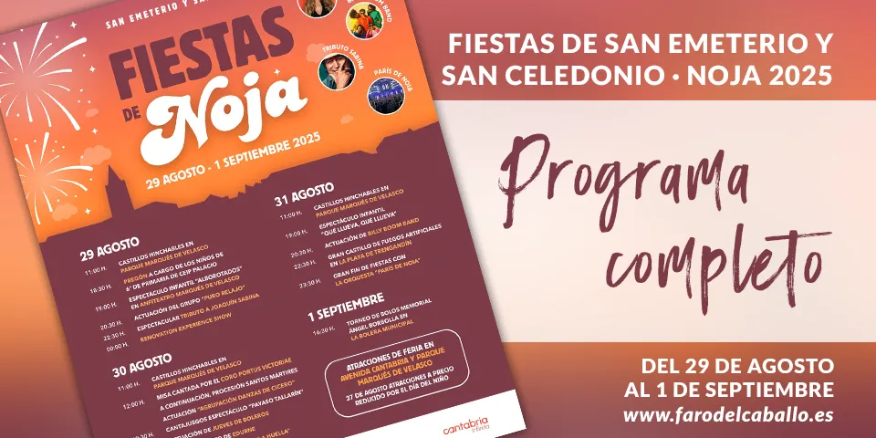 Programa Fiestas Noja 2025