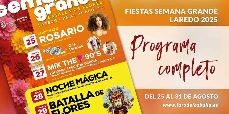 Programa Fiestas Semana Grande Laredo 2025