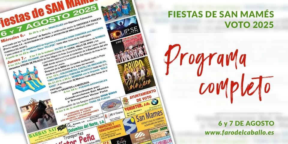 Programa Fiestas Voto 2025