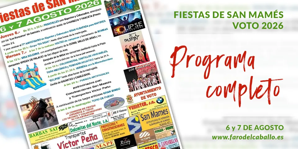 Programa Fiestas Voto 2026
