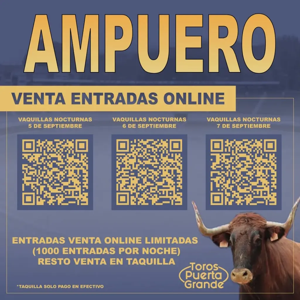 Cartel Toros Ampuero 2025