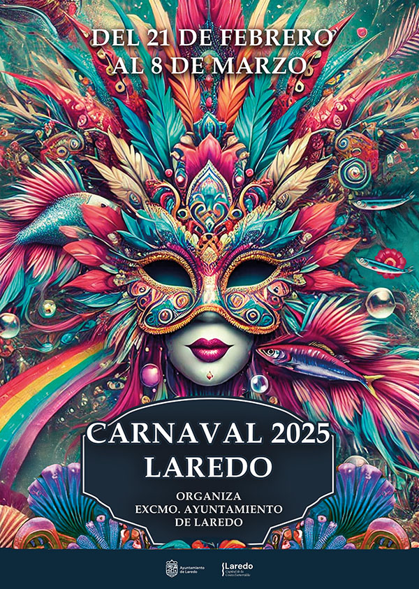 Cartel carnaval de Laredo 2025